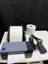 ROLLO Label Printer X1038 Commercial Grade Direct Thermal + Paper Roll + Holder