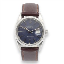 GENTS ROLEX OP DATEJUST 16030 BLUE DIAL AUTOMATIC WRISTWATCH STAINLESS STEEL