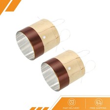 2 x Woofer Voice Coil 1.75"x0.63" 2 Layers Round Copper Wire Speaker