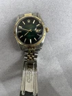 Vintage Rolex 1601 Two-Tone Olive Green Dial Men's Automatic Watch 1972