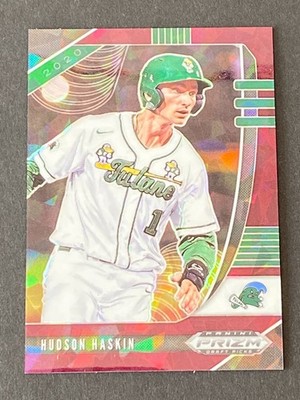 Hudson Haskin 2021 Prizm Draft Picks Ice #ed 16/23