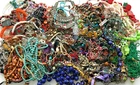 15 Lbs+ HUGE Vtg Costume to Fashion Jewelry lot Necklace Bead Chain UNSORTED