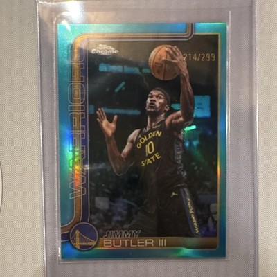 Topps Chrome Jimmy Butler III #214 Golden State Warriors NBA Parallel /299