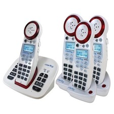 Clarity XLC8 Amplified Cordless Speakerphone with 3 Expansion Handsets
