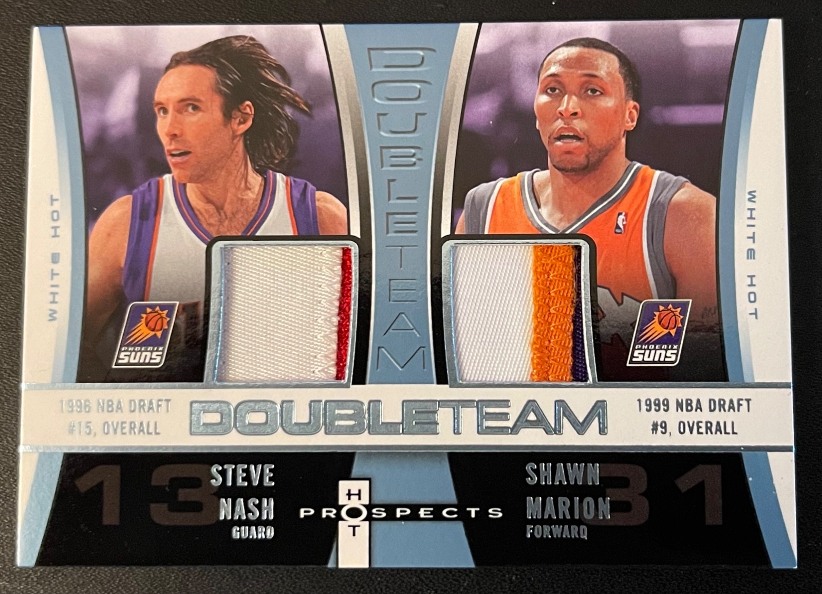 2006-07 Hot Prospects Double Team White Hot Steve Nash Shawn Marion 6/10