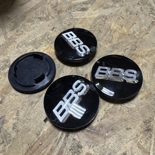 Bbs Rg Center Cap Logo Mazda Miata Rx-7 Bbs Wheels 70mm 56.24.073 Black Silver