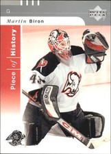 2002-03 UD Piece of History #10 Martin Biron - HKY