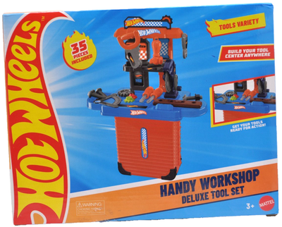 Hot Wheels 2025 Handy Workshop Deluxe Kids Tool Set Playset New 35