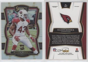2017 Panini Select Premier Level Silver Prizm Haason Reddick #157 Rookie RC