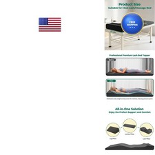 ENITYA LBT-28 71" 27.5" Curvy Lash Bed Topper Removable Cover