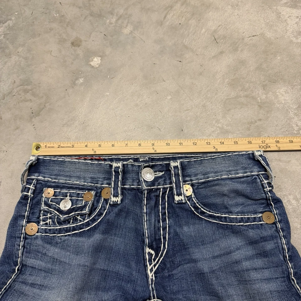 True Religion Men's Ricky Super T Thick Stitch Jeans Blue, 34x30 - Image 3 of 4