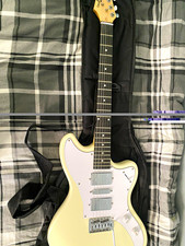 Electric Guitar Cream Solid Body Right-Handed 6-String