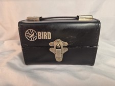 RARE VTG BIRD 43 BLACK LEATHER CASE W/ 12 ELEMENTS INCLUDED WATTMETER USA HAM