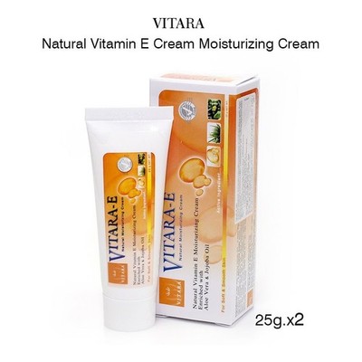 2x Vitara E Creme Natürliches Vitamin E Feuchtigkeitscreme Gesicht & Körper...