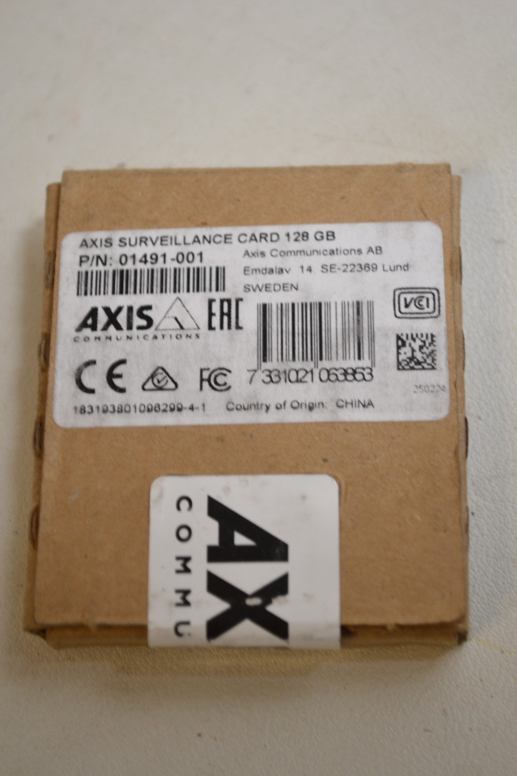 AXIS COMMUNICATIONS 01491-001 Surveillance Card 128GB