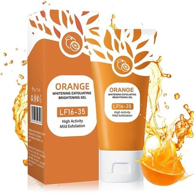 Orange Enzymes Exfoliating Gel Brightening Facial Scrub Body Peel 3oz 1PC