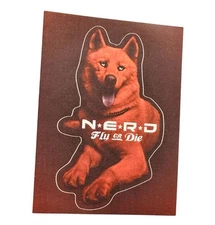 Vintage 2004 N.E.R.D. Fly or Die Rap Promo Sticker Pharrell Chad Shay Neptunes