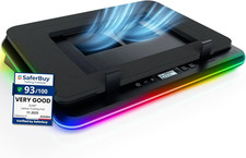 Turbofrost Gaming Laptop Cooling Pad - 4 Powerful Turbo Fans - 4 X 4000 RPM, Dyn