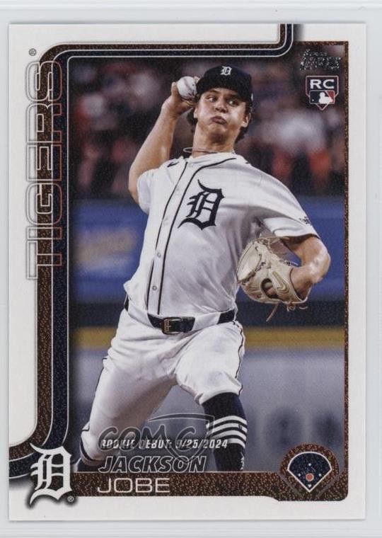 2025 Topps Update Rookie Debut Canvas 8/50 Jackson Jobe #US193 0rd2