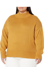 Crew Neck Pullover Sweater Classic Style, Camel Size 3XL Tall, Unisex Adult NWT