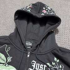 Disney Villains Snow White Seven Dwarfs Poison Apple Zip Hoodie Small Oversize