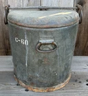 RARE U.S. Military 1944 WW2 Mermite Can With 2 Can Inserts 1 Aluminum / 1 Steel