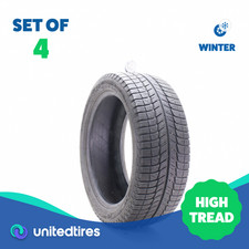 Set Of 4 Used 21545r17 Michelin X-ice Xi3 91h - 8.5-9.532