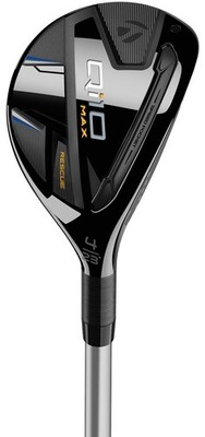 Left Hand TaylorMade Qi10 MAX Rescue 23* 4H Hybrid Reg Fuji Speeder NX TCS 50 VG