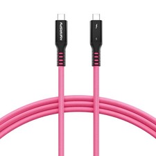 6.6ft 80Gbps Thunderbolt 5 USB C To USB C Cable 240W 5A Fast Charging Cord