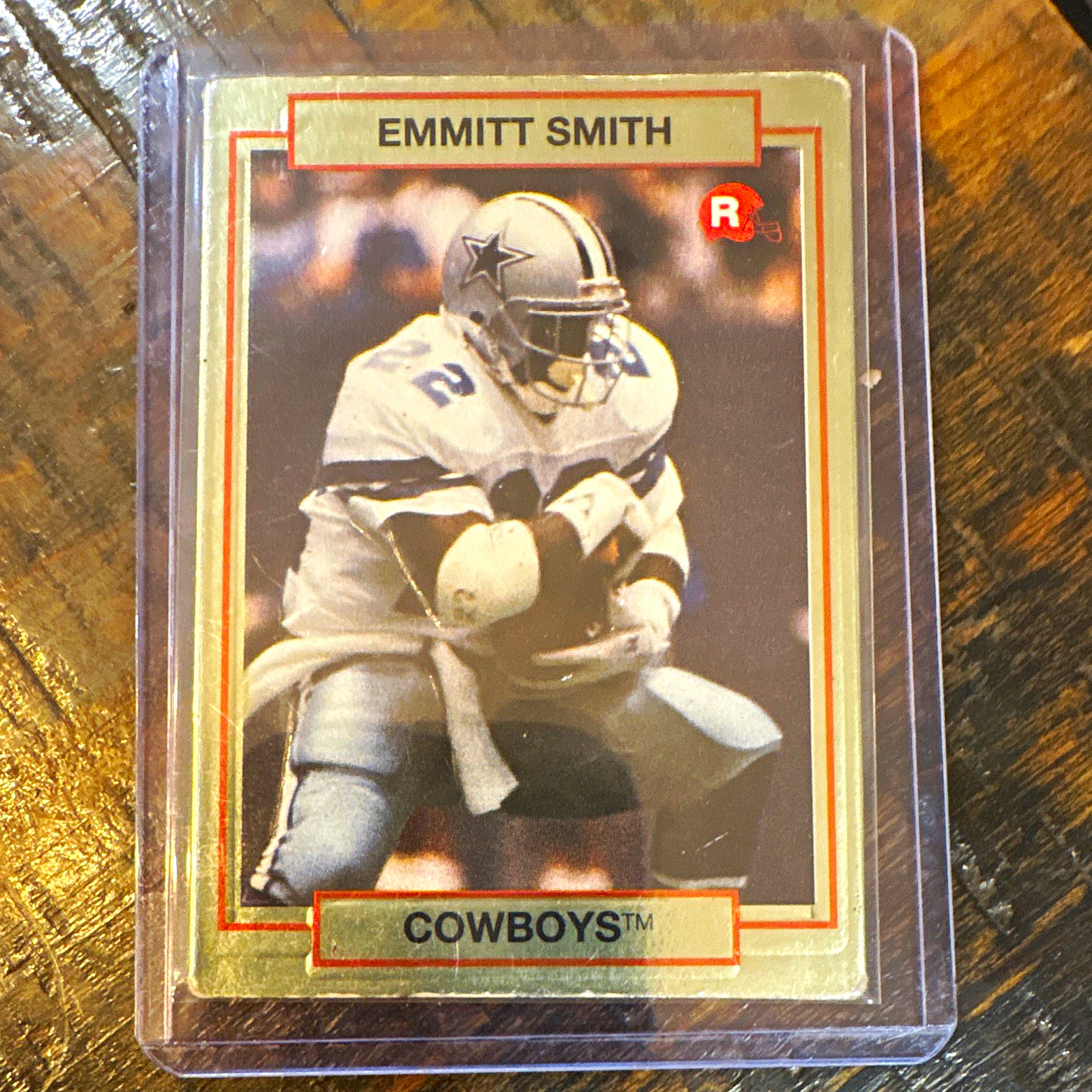 1990 Action Packed Emmitt Smith Rookie #34 Dallas Cowboys NFL Hi-Pro Mktg.
