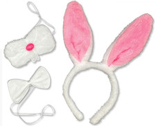 Instant Easter Bunny Face Costume Accessory Set