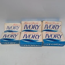 Ivory Bar Soap Large/Medium Size Twin Cake 8oz/5oz Lot of 6 Bars New Sealed
