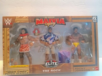 WWE MATTEL ELITE THE ROCK - WWE GENERATIONS MAVIA LEGACY 