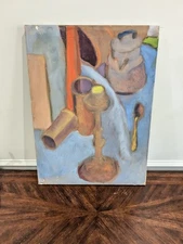 Estate Sale Collection Texas Artist Acrylic Painting on Canvas 18" x 24" Signed