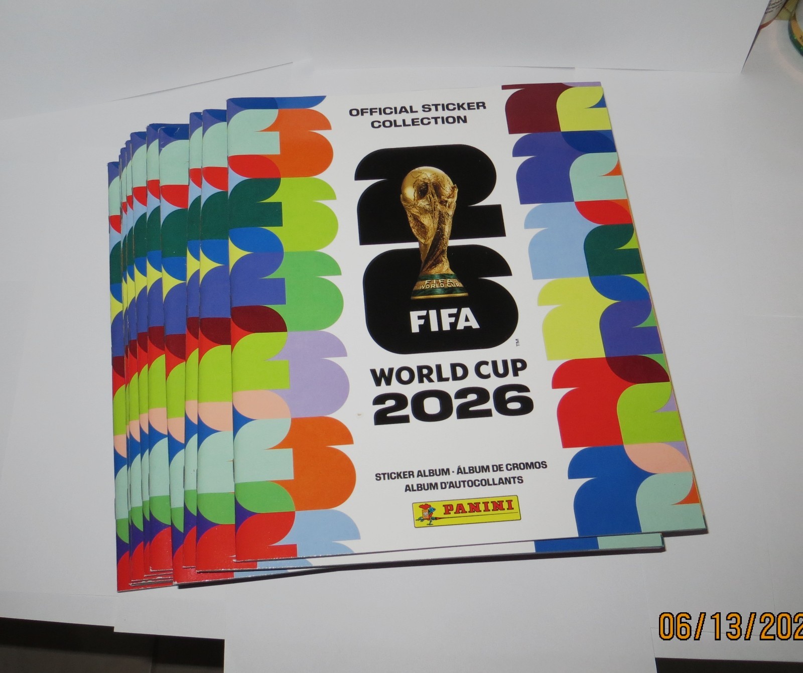 NEW Lot of 10 2026 Panini World Cup Soccer Sticker Albums Soft Cover No Stickers