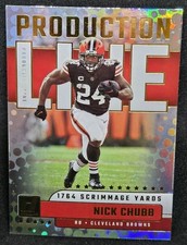 2023 Panini Donruss Nick Chubb Production Line SP #PDL-10 Houston Texans 