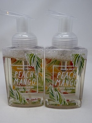 2x Trader Joes Peach Mango Foaming Hand Soap 8 Fl Oz Limited!! Free Ship!