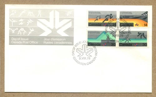 CANADA. XI COMMONWEALTH GAMES 3-XIII-1978. First Day Cover FDC