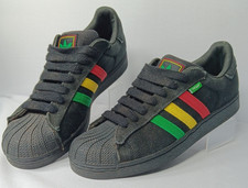 adidas gazelle silver green womens Adidas Superstar Rasta (UK 10) – Wear Garson main image 0