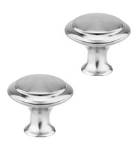 30 Pcs Drawer Pull Knobs, Stainless Steel Modern Drawer Cabinet Wardrobe Round..