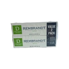 2 Rembrandt Deeply White Peroxide Whitening Toothpaste Peppermint Flavor 3.5oz
