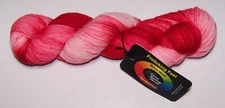 480 yds Done Roving FROLICKING FEET Handpainted Merino sock yarn STRAWBERRIES