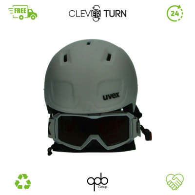 uvex heyya pro set - Skihelm inkl. Skibrille für Kinder Größe - 51-55