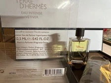 Terre D'hermes Eau Intense Vetiver Eau De Parfum Spray .42oz/Fragrance Stone Men