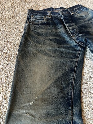 Evisu Selvedge Denim Jeans No. 1 Special Lot 2004 32x35 Evisu Selvedge Denim Jeans No. 1 Special Lot 2004 32x35