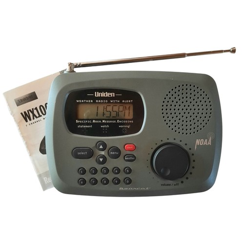Uniden Bearcat WX100 Weather Radio Alert NOAA Message Encoding WORKS No Cords
