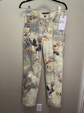 Vintage Robert Cavalli Floral Jeans Sz S