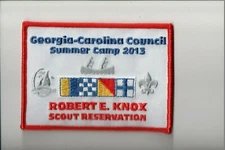 2013 Georgia-Carolina Council Robert E. Knox Scout Reservation patch