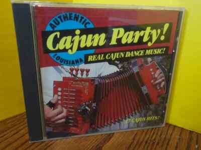 CAJUN PARTY! Real Cajun Dance Music (CD, 1992) Disc Good ~FAST S/H~