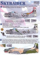 Print Scale Decals 1/72 DOUGLAS A-1H SKYRAIDER Attack Plane